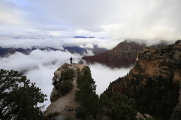 Grand Canyon Silent and Cloudy