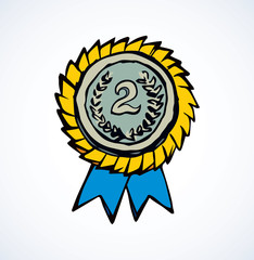 Medal. Vector drawing