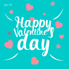 Happy valentines day love abstraction
love abstraction beautiful postcard inscription on Valentine's day hearts love pattern 