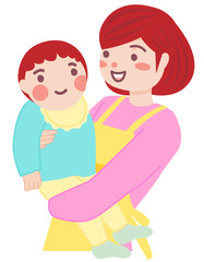 赤ちゃんとママ