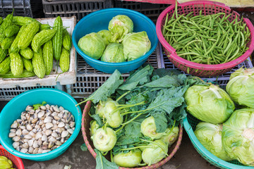 Vegetable at the Vietnam market