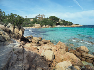 Spiagge di Capriccioli �?? Bucht und Strand an der auf der Insel Sardinien in Italien
