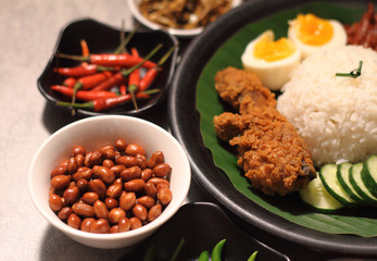 Asian food nasi lemak