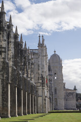 Fototapeta premium Monasterio de los Jeronimos en Lisboa - Mosteiro dos Jeronimos Lisbon