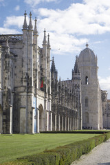 Fototapeta premium Monasterio de los Jeronimos en Lisboa - Mosteiro dos Jeronimos Lisbon