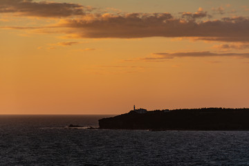 Fototapeta na wymiar Lighthouse Silhouette