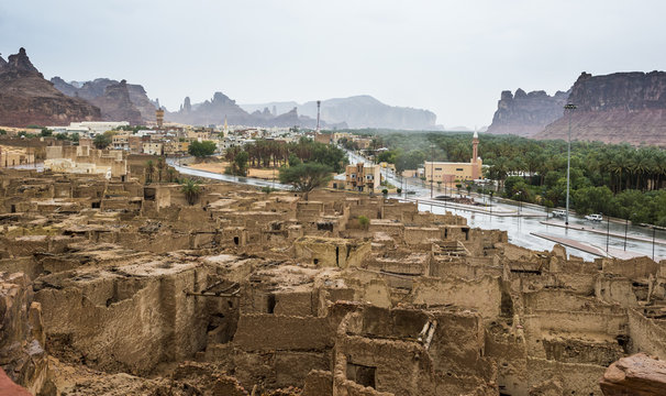 The old ghost town of Al Ula, Saudi Arabia