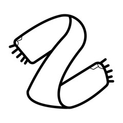 Fototapeta premium scarf icon vector