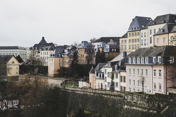 old town of Luxembourg City, in Luxembourg