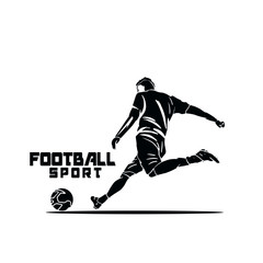 hockey vector illustration of soccer player