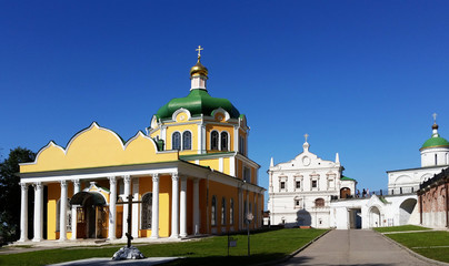 Fototapeta na wymiar Ryazan Kremlin, Assumption Cathedral and Epiphany Church. Ryazan, a town on a summer day