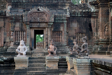 Naklejka premium CAMBODIA SIEM REAP ANGKOR KBAL SPEAN TEMPLE