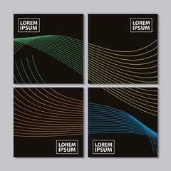 abstract covers background banners connection fluid spiral vector illustration