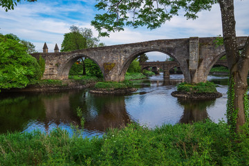 Fototapeta na wymiar Die alte Steinbrücke von Stirli9ng/Schottland