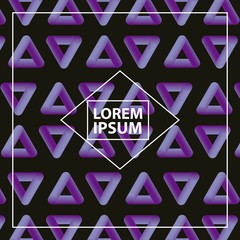 abstract covers background loream ipsum purple geometric neon vector illustration