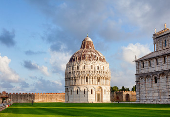 Piazza dei Miracoli aka Piazza del Duomo in Pisa Tuscany Italy