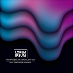 abstract covers background melted degrade colors fluid vector illustration