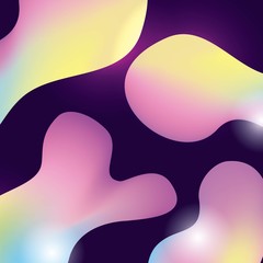 abstract covers background degrade stains neon color vector illustration