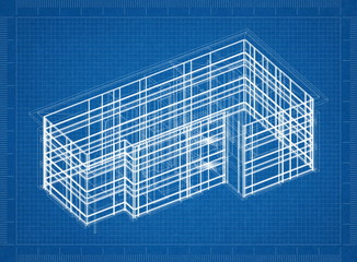 House layout design blueprint