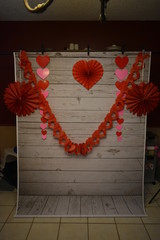 Valentine's Day Wooden Backdrop