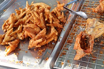 Fried chicken at street food