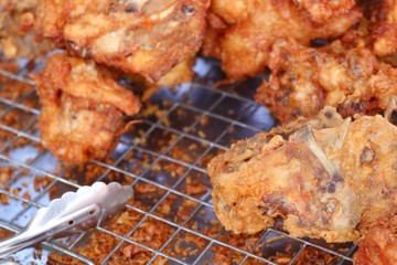 Fried chicken at street food