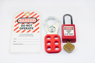 Lock out & Tag out , Lockout station,machine - specific lockout devices and lockout point