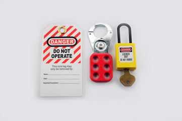 Lock out & Tag out , Lockout station,machine - specific lockout devices and lockout point