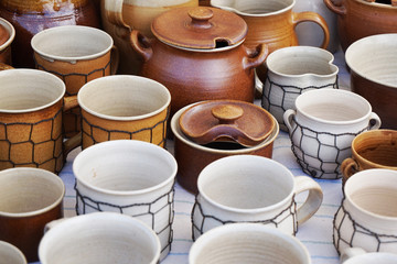 handmade pottery texture