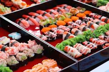 Sushi at street food
