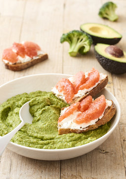 Soupe brocoli avocat