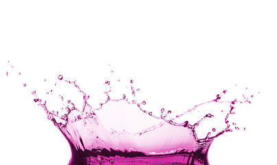 water splash isolated on white background