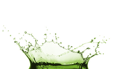 water splash isolated on white background