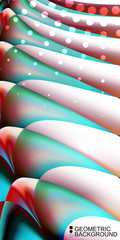 Fototapeta premium Geometric colorful abstract background