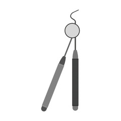 Dental tools isolated vector illustration graphic design