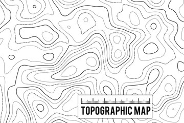 Vector topographic map background. Business concept. Abstract vector illustration