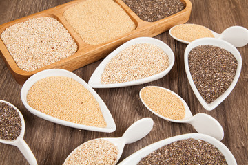 Group of super foods - seeds