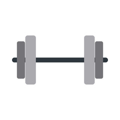 Dumbbell weight isolated vector illustration graphic design