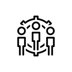 teamwork icon vector illustration