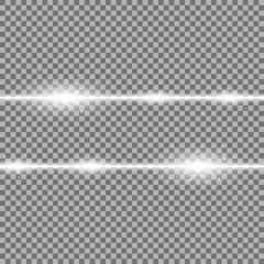 Two lines with lights and sparks, white color