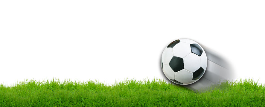 Fussball Freisteller Rasen Saison Hintergrund