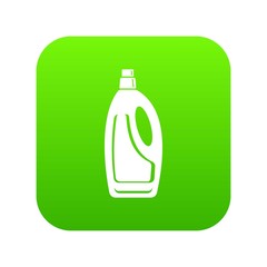 Detergent bottle icon. Simple illustration of detergent bottle vector icon for web