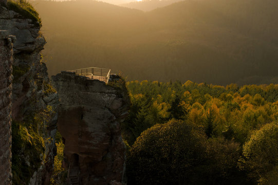 Burgruine Fleckenstein in den Vogesen