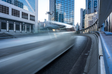 busy traffic in hongkong china
