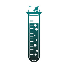 Blood test tube vector illustration graphic design