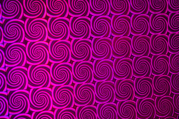 Abstract background with drawn ornament and blur