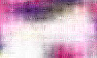 Digital gradient with points. Abstract futuristic panel. Dotted Backgound. Monochrome halftone pattern Vector illustration