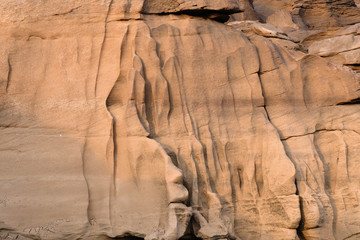 Stone mountain at Sam Phan Bok ,Grand canyon of Thailand