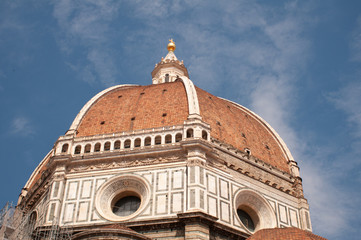 Fototapeta na wymiar Florence Cathedral (Italy), Santa Maria del Fiore, Brunelleschi's Dome, symbol of the city.
