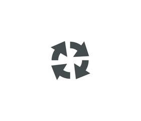 Arrow icon, recycle icon